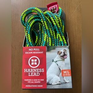 Harness Lead No Pull Dog Leash. 
Brand New ~ Never Used. 
Very strong & Durable.